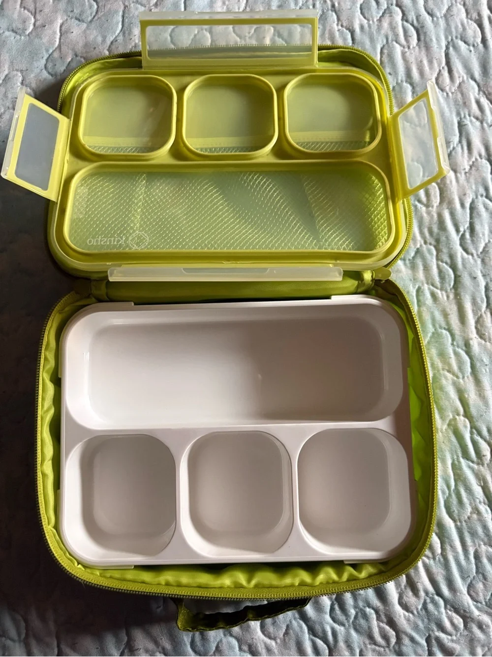 Kinsho Kids Lime Green Lunch Bag